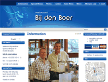 Tablet Screenshot of bijdenboer.com